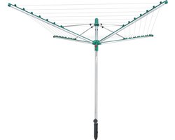 Leifheit droogmolen Linomatic 400 incl. bodemhuls - 40 m drooglengte - 4 wasmachineladingen