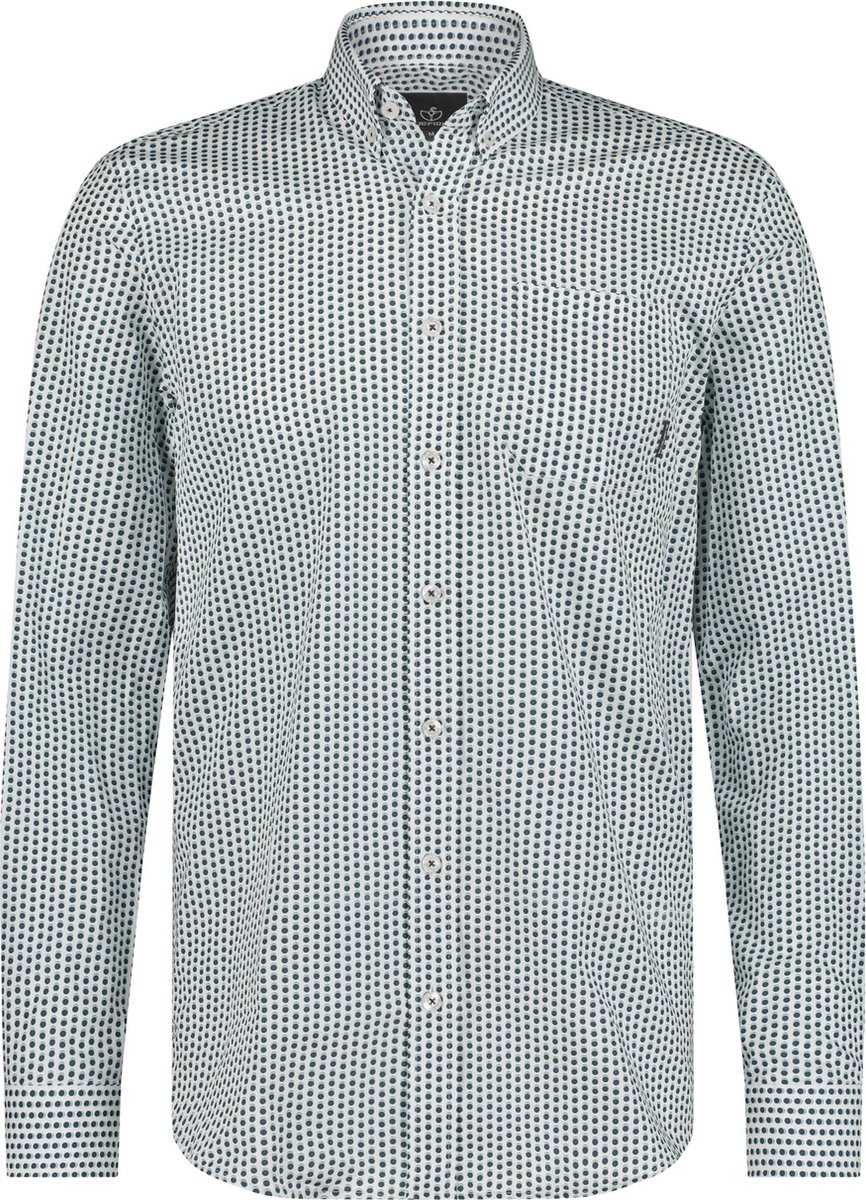 BlueFields Overhemd Shirt Ls Print 21443008 1155 Mannen Maat - XL
