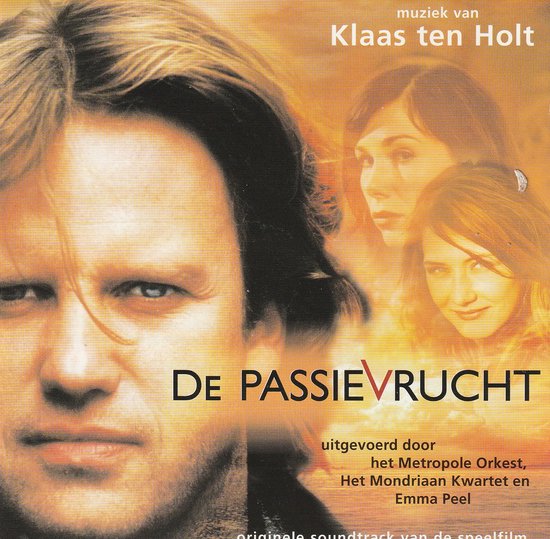 Klassiek album "De Passievrucht" met hoofd Klaas ten Holt en drie vrouwen.