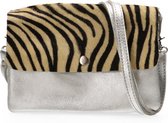 Maruti - Party Bag Zilver - Metallic Silver - Zebra - One size