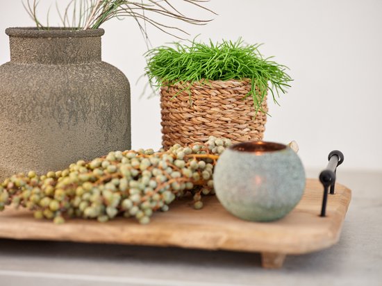 Ter Steege Panier à Plantes Seagrass Naturel-Beige D 26 cm H 23 cm