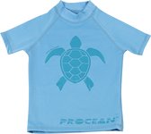 Kids lycra | UV-zwemshirt | schildpad blauw | maat 98/104