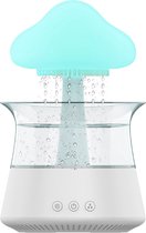 Cloud Humidifier PRO - Regenwolk Luchtbevochtiger - Regendruppel - White Noise Machine - Slaaptrainer - Aroma Diffuser - Rain Drop - Nachtlamp - Nachtlampje - Bureaulamp - Bluppie Wolkje