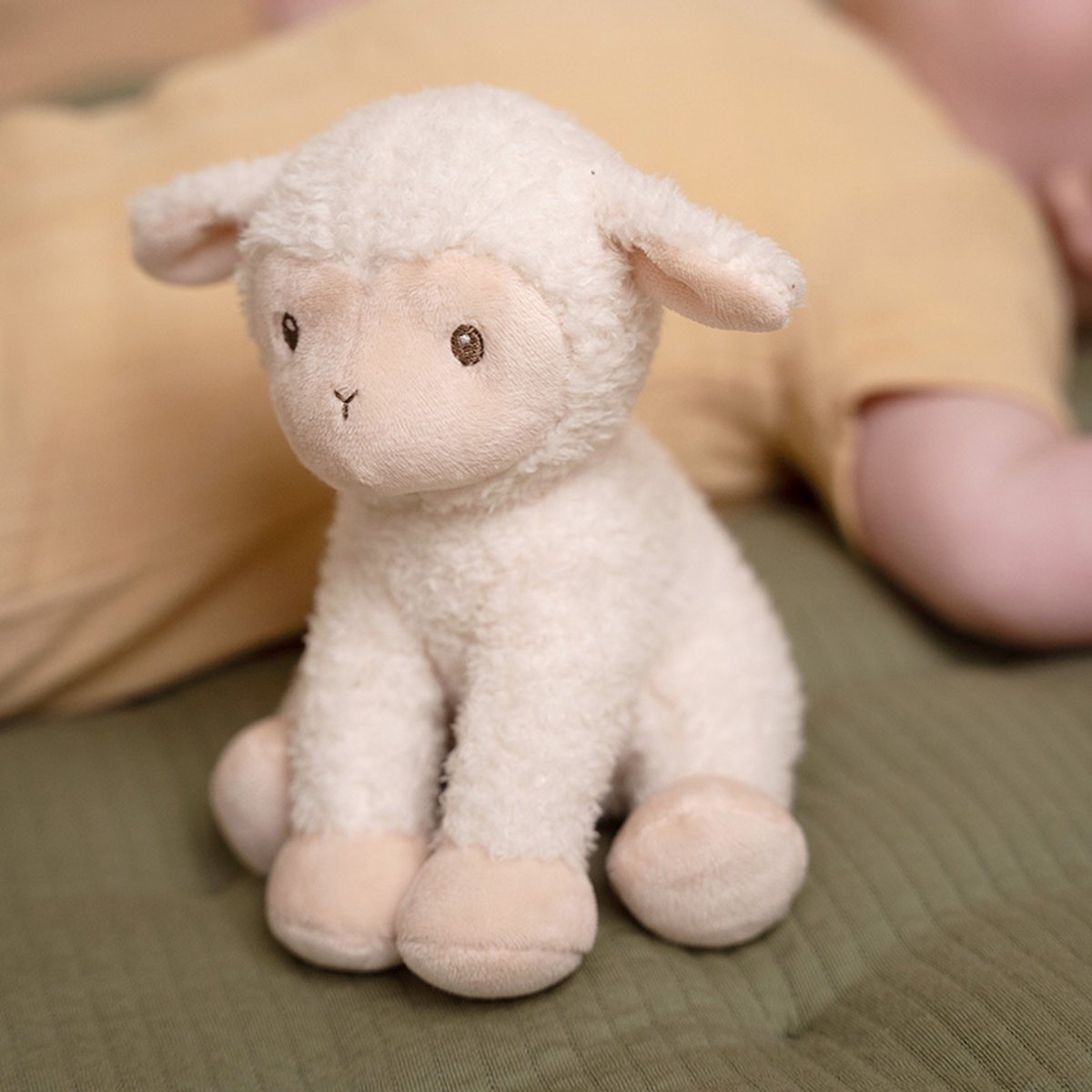Little Dutch - Schaap 17 cm - Little Farm - baby speelgoed — afbeelding 3