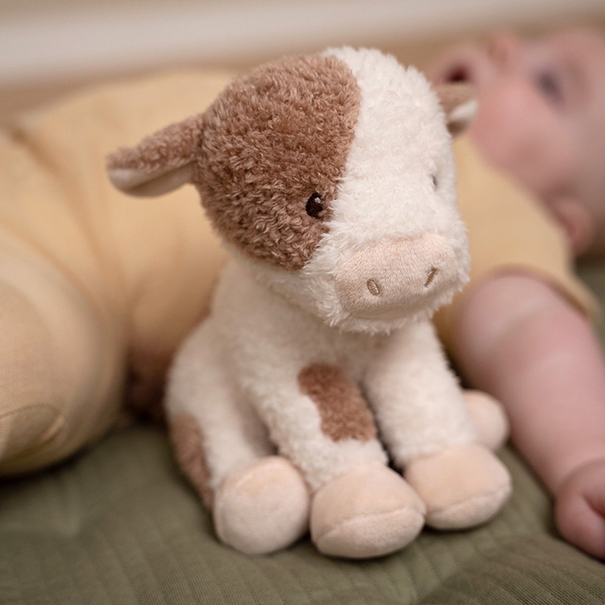 Little Dutch - Koe 17cm - Little Farm - baby speelgoed — afbeelding 4