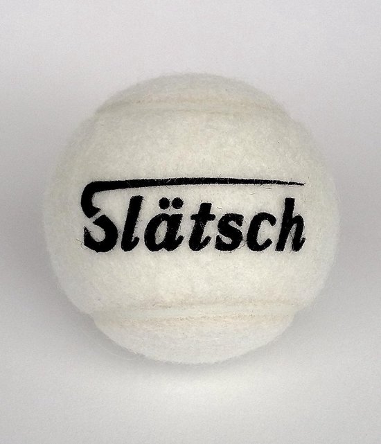 Witte tennisballen, pak van 4 stuks, professionele drukballen voor tennis