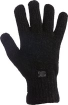 Heatkeeper - Thermo handschoenen chenille dames - Zwart - One Size - 1-Paar - Handschoenen dames winter
