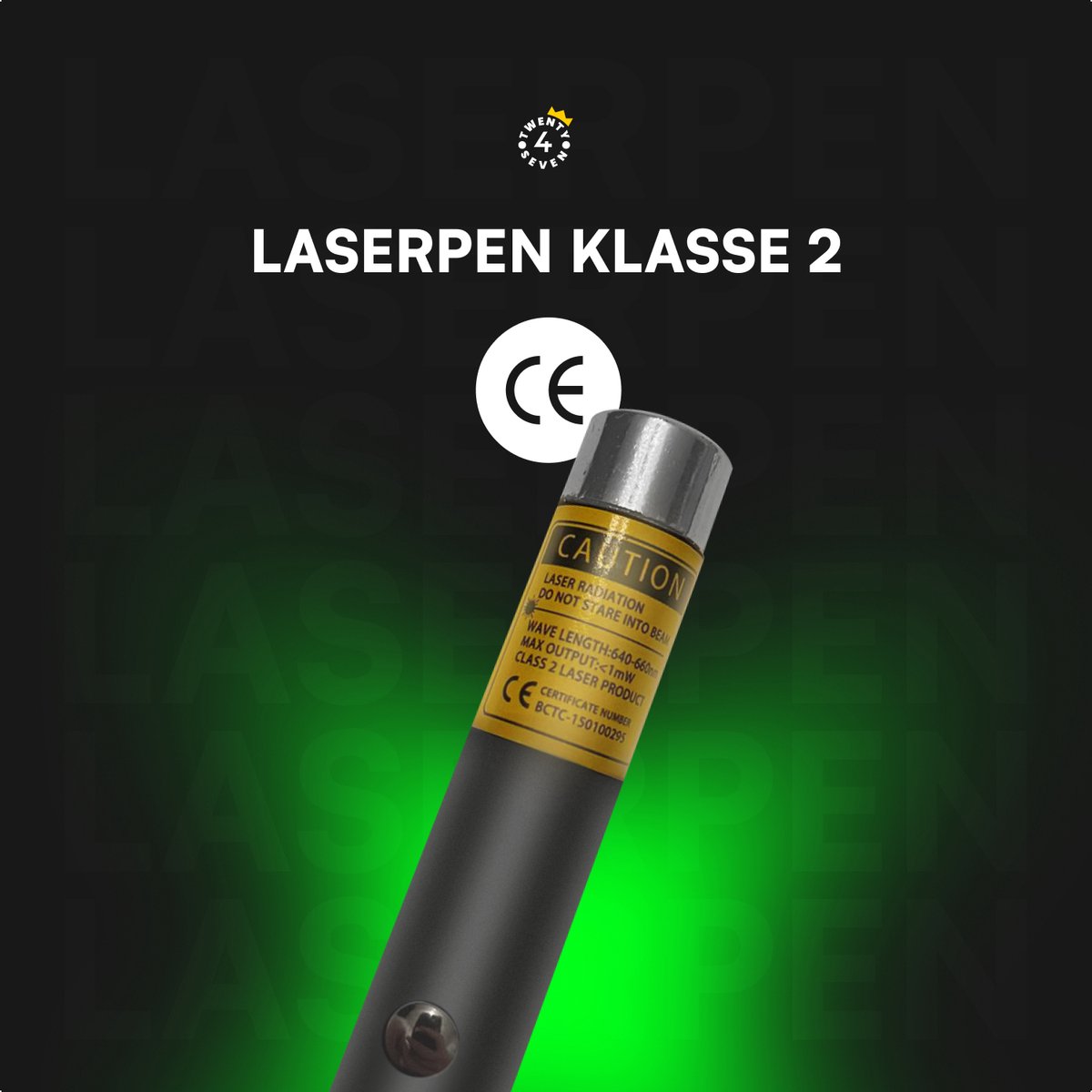 Pointeur laser professionnel de classe II - Vert - Lumière laser - Pointeur  laser Cat... | bol.com