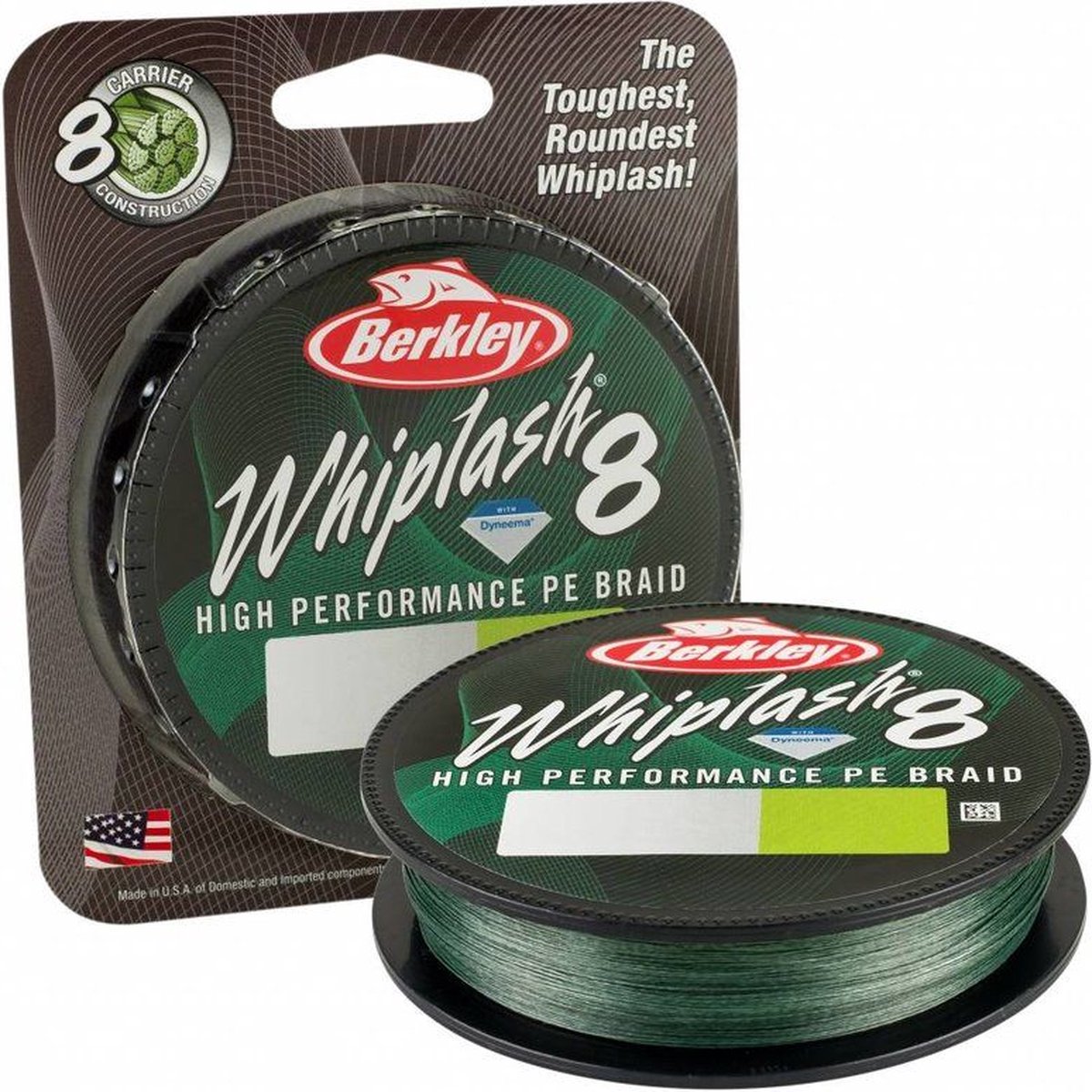 Berkley Whiplash 8 150m 0.28mm Green