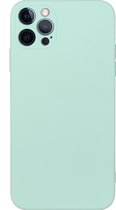 Mobigear Hoesje geschikt voor Apple iPhone 15 Pro Telefoonhoesje Flexibel TPU | Mobigear Colors Backcover | iPhone 15 Pro Case | Back Cover - Turquoise