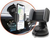Donfra® Telefoonhouders auto – Autohouders voor voorruit en dashboard – 3M zuignap – Auto Accessoires - GSM houder