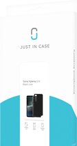 Sony Xperia 1 V TPU Case hoesje - Just in Case - Effen Zwart - TPU (Zacht)