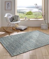 Tapis en laine - Bokn Bleu Clair 60x90 cm