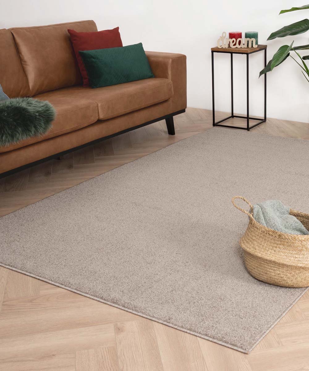 Laagpolig vloerkleed - Fine beige 240x340