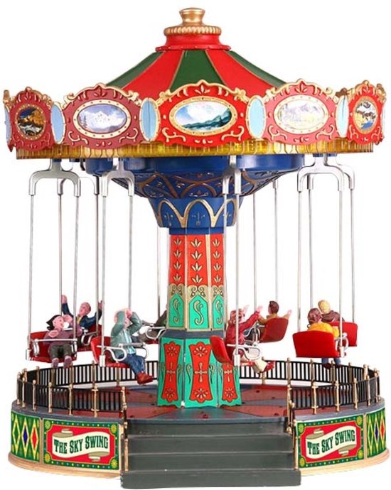 Lemax - The Sky Swing -  With 4.5v Adaptor - Kersthuisjes & Kerstdorpen
