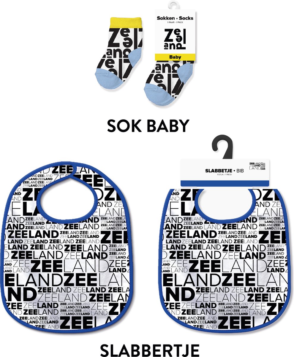 Slabbetjes en sokken met tekst - Baby cadeautjes en kraamcadeautjes - Zeeland