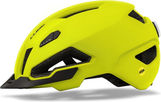Cube Cycling Casque Evoy Hybrid - Casque polyvalent - MIPS - 13 Trous d'aération - Ajustable - 49-55 cm - S - Jaune