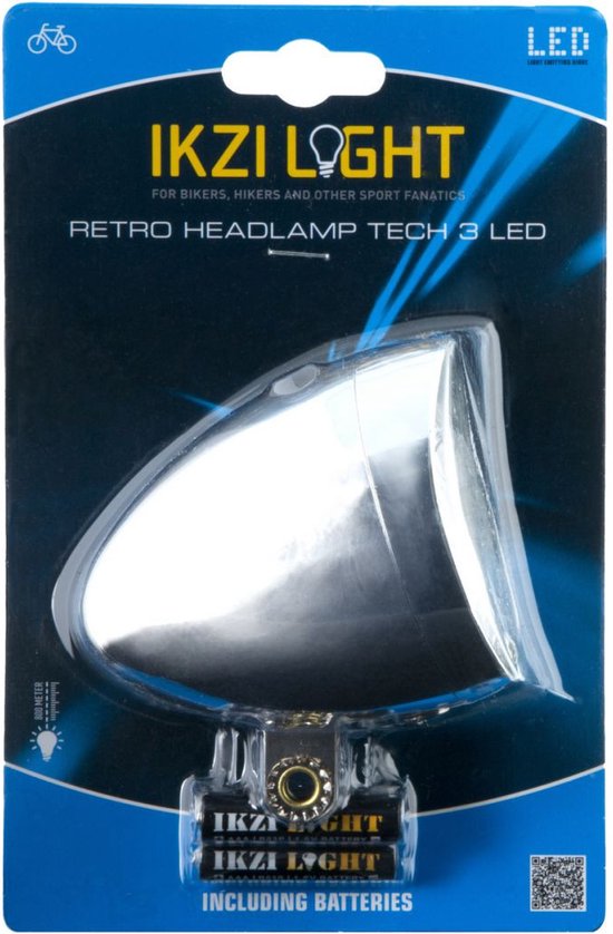 Ikzilight Retro koplamp - 3x LED - chroom - standlicht - waterdicht - zicht tot 800m — afbeelding 4