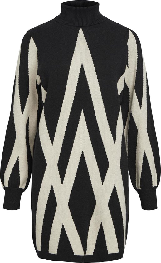 Objray L S Knit Pullover Fossil Aop Black Big