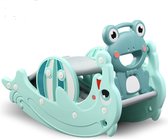 Russle - Grenouille Bump 2 en 1 + toboggan vert menthe