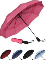 Paraplu - opvouwbare paraplu - opent en sluit automatisch - klein, compact, licht, sterk, winddicht en stormbestendig - voor dames en heren