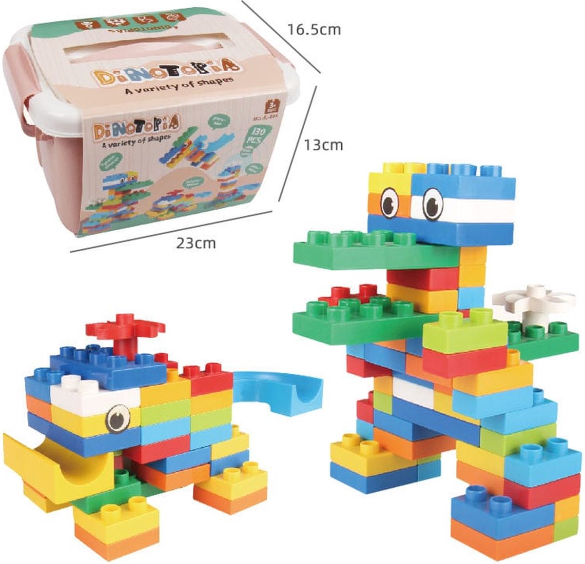 Blocos De Montar Blok Blok Dinossauros ZP01030 - Zoop Toys – Jessica  Presentes