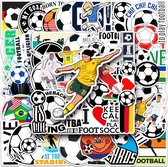Voetbal Stickers 50 Stuks | Soccer Stickers | Sport | Voetbal | Quotes | Teksten | Wedstrijd | Stickers Jongens | Laptop Stickers | Stickers Kinderen en Volwassenen | Stickervellen | Plakstickers | Koffer Stickers | Stickers Bullet Journal en Planner