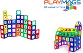 Uitgebreide Educatieve Pret: Playmags 36 Delige + 80 Delige 3D Magnetische Tegels ABC Sets - Combopack