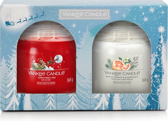Yankee Candle The Bright Lights 2 Medium Signature Jar Gift Set