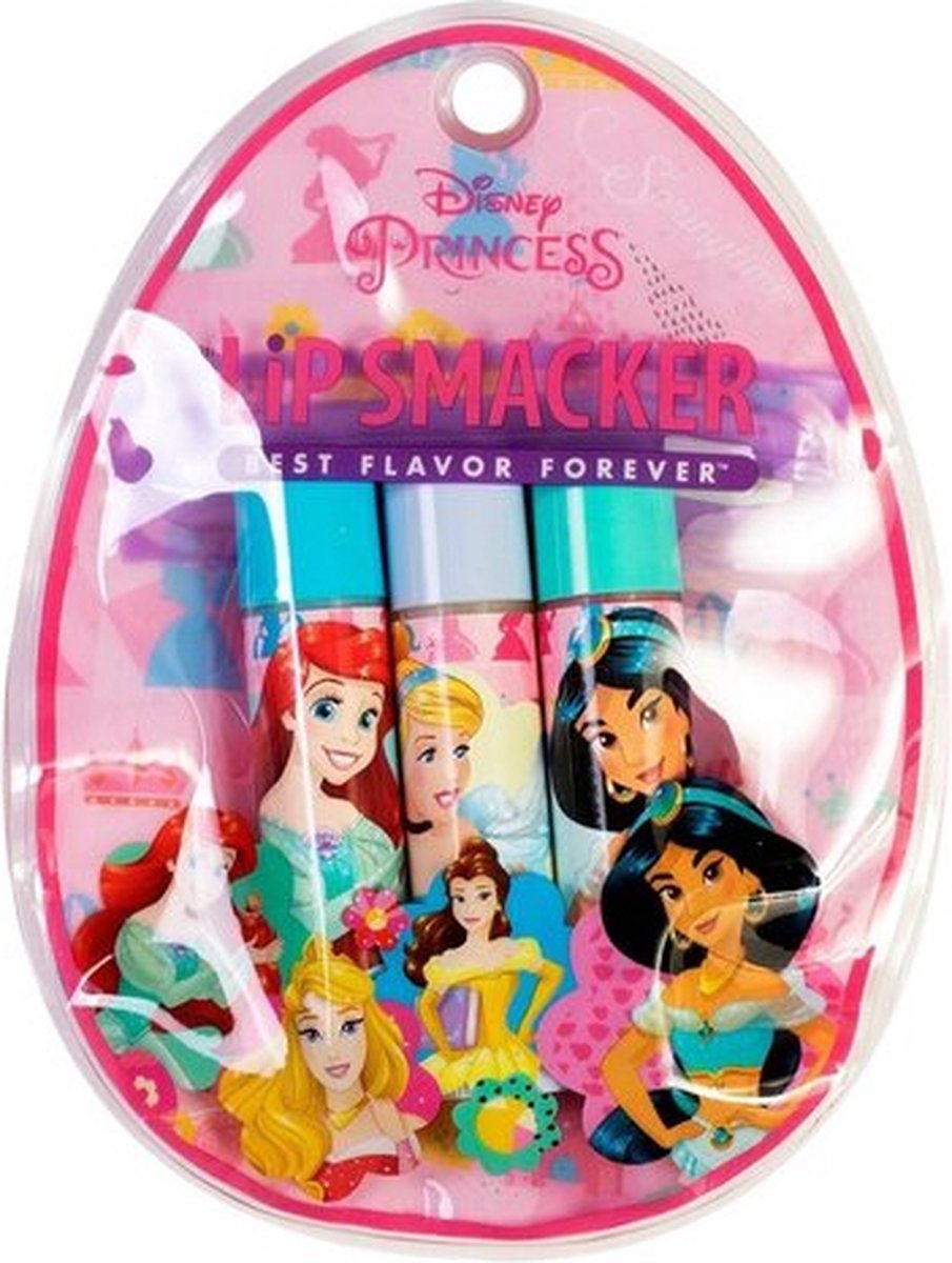 Lip Smacker - Disney - Princess - Lip Balm Trio - 3 flavors - Lippenbalsem - 12 g