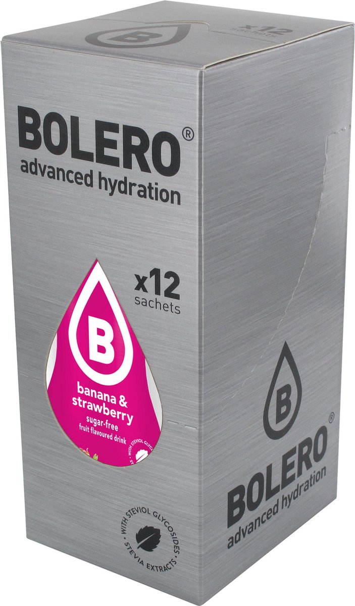Bolero Limonade - Aardbei/Banaan - 12 pack — afbeelding 2
