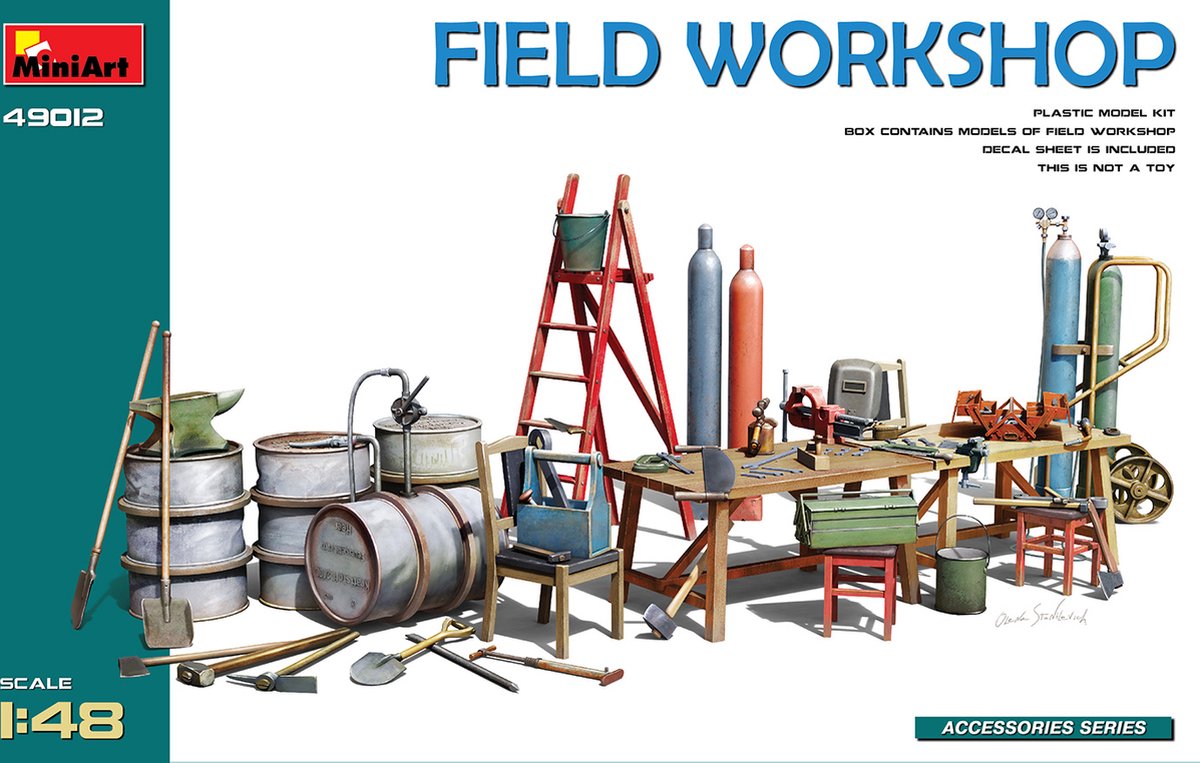 MiniArt 35641 – Maquette 1:35 D’outils De Jardinage, Kit Détaillé Pour Collectionneur