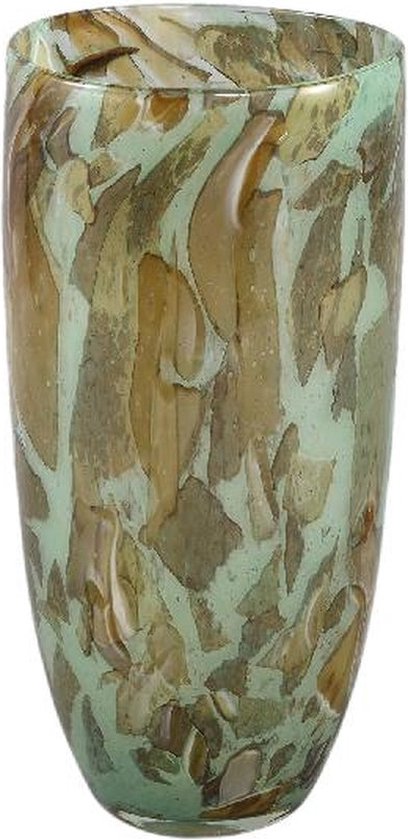 PTMD Vase Millenia - 15x15x29 cm - Glas - Vert