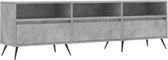 vidaXL - Tv-meubel - 150x30x44,5 - cm - bewerkt - hout - betongrijs