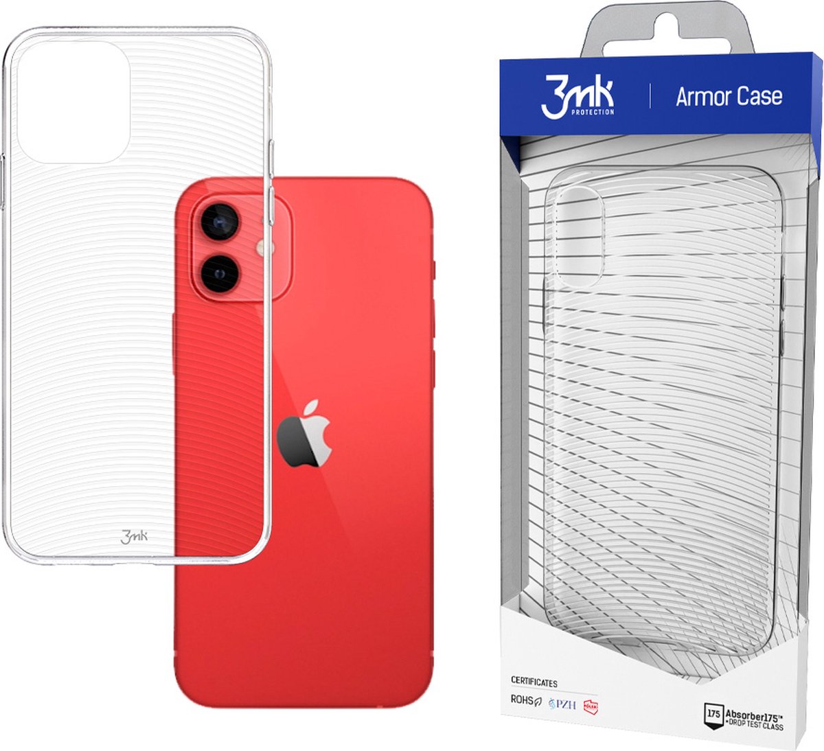 3mk - iPhone 12 / 12 Pro - Armor Case - Stevige Hoes voor Optimale Bescherming - Transparant