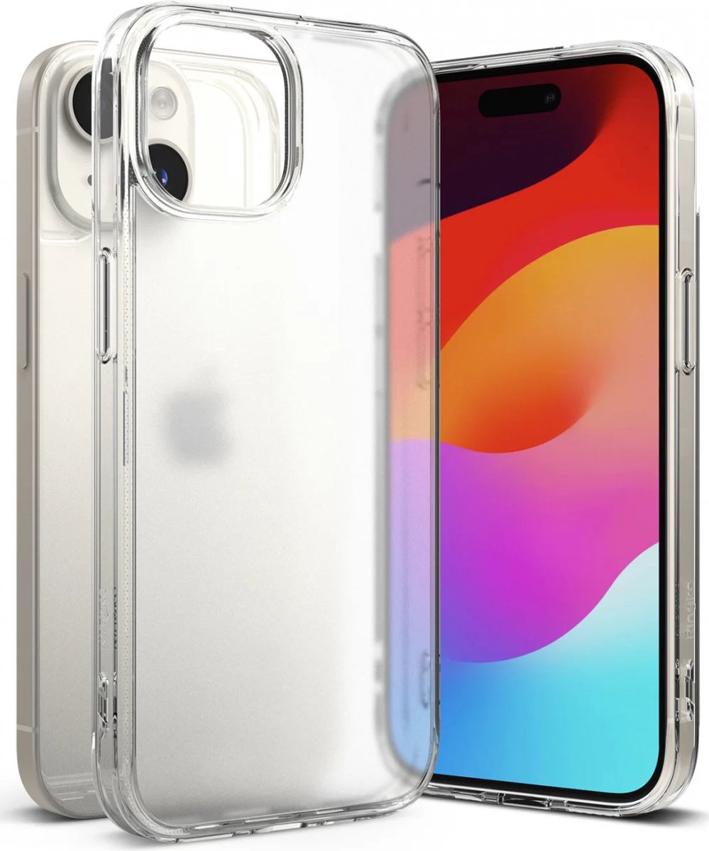 Ringke Fusion Back Cover Matte Transparant Hoesje Geschikt voor Apple iPhone 15