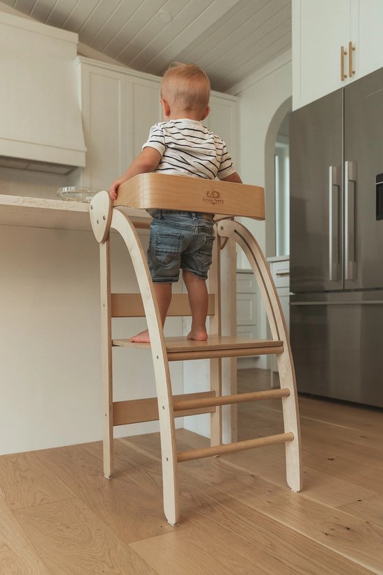 Kinderfeets Pikler Leertoren - Observation Tower - keukenhulp — afbeelding 4