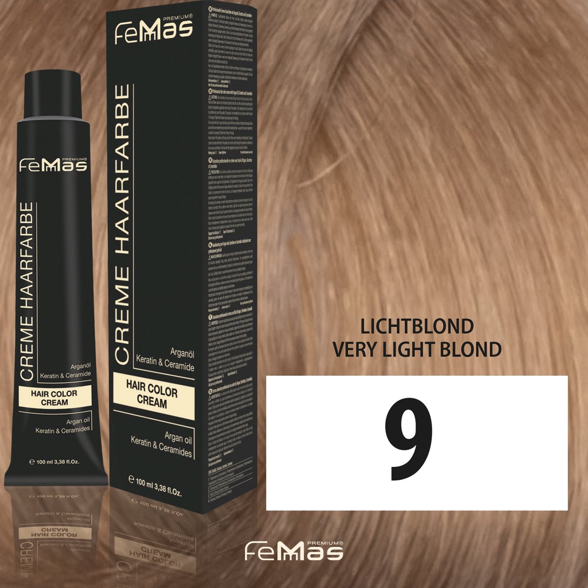 Femmas (9) - Haarverf - Lichtblond - 100ml