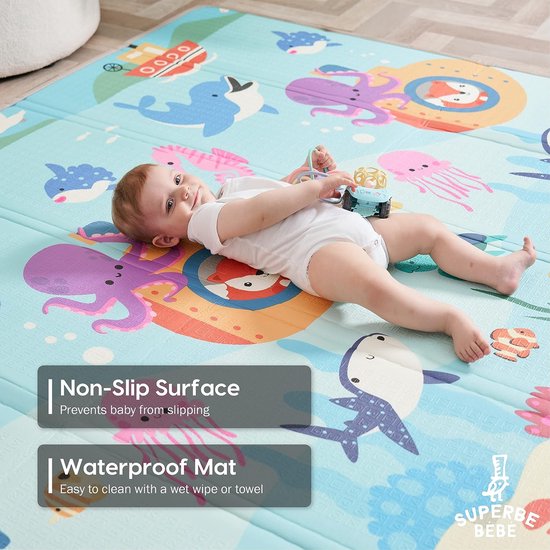 Play&Go Speeltapijt Puzzel - Eevaa 2In1 Puzzelmat/Opbergbox - Village/ - Milk Bar