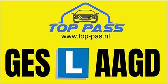 Panneau Pass personnalisé pour auto-écoles modèle R1001 - Panneau  auto-école, panneau... | bol