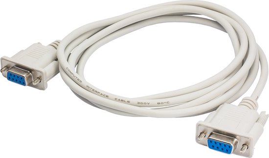 Akyga AK-CO-04 cable gender changer RS-232 Blanc