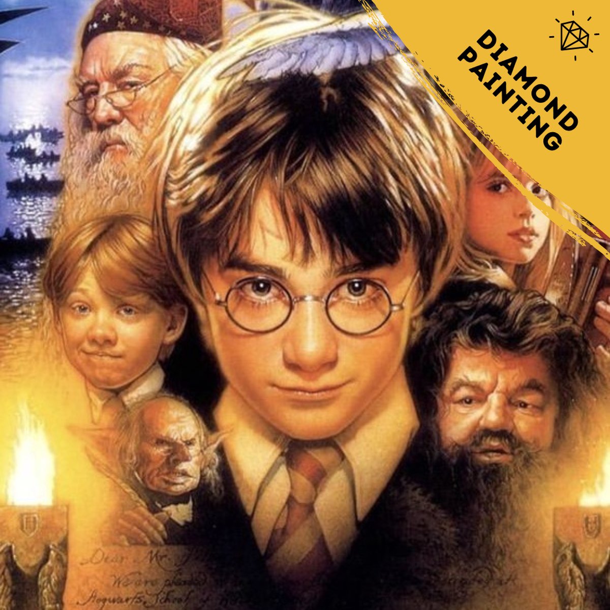 De Hobby Planeet Diamond Painting Harry Potter 40x50cm - Diamond Painting Volwassenen - Diamond Painting Kinderen