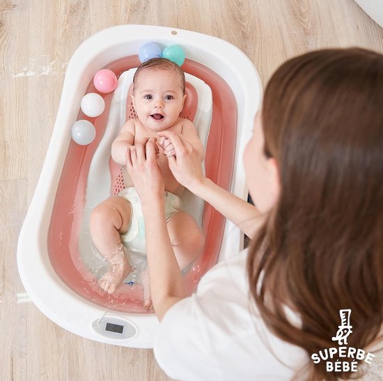 Baignoire bébé avec siège de bain / Baignoire XXL avec thermomètre pour  réguler la... | bol