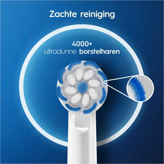 Oral-B Sensitive Clean - Opzetborstels - 4 Stuks