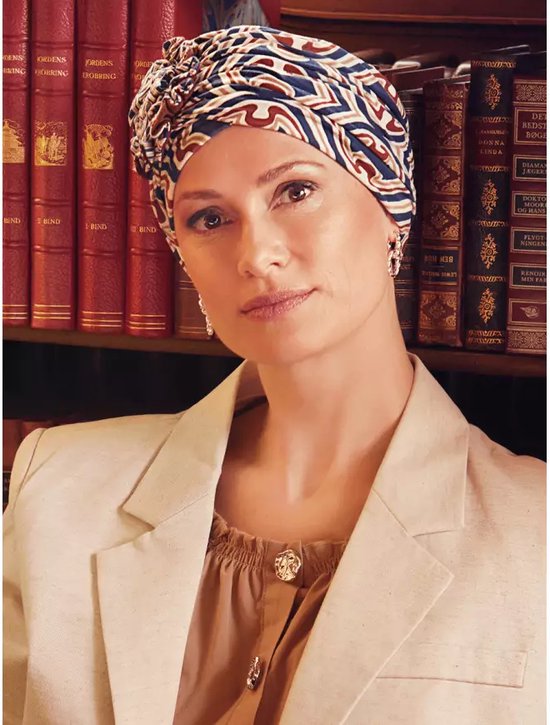 turban lotus imprimé - christine headwear