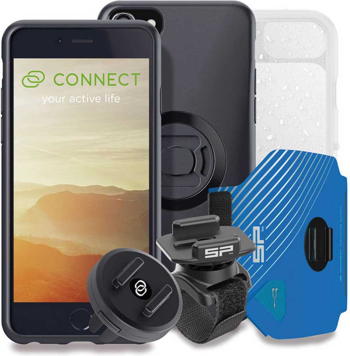 SP Connect Moto Bundle Soporte iPhone SE /8 /7 /6 / 6S