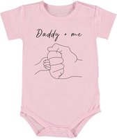 Daddy + Me Babyromper - geboorte - schattig - cute - meisje