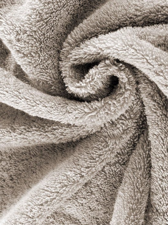 TRAMAS 4-delig Premium Handdoekenset 700 g, 100% katoen, 2 handdoeken 50x100 cm en 2 badlakens 70x140 cm, extra zacht, sneldrogend en zeer absorberend - Zand