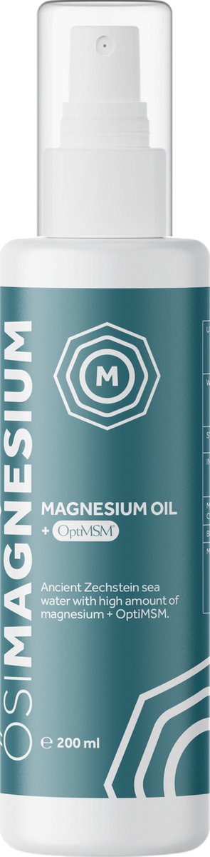 Magnesium Olie + OptiMSM OsiMagnesium - 200ml