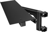 TR8020 Dessus de table/bureau de 620 mm avec support pivotant - Noir